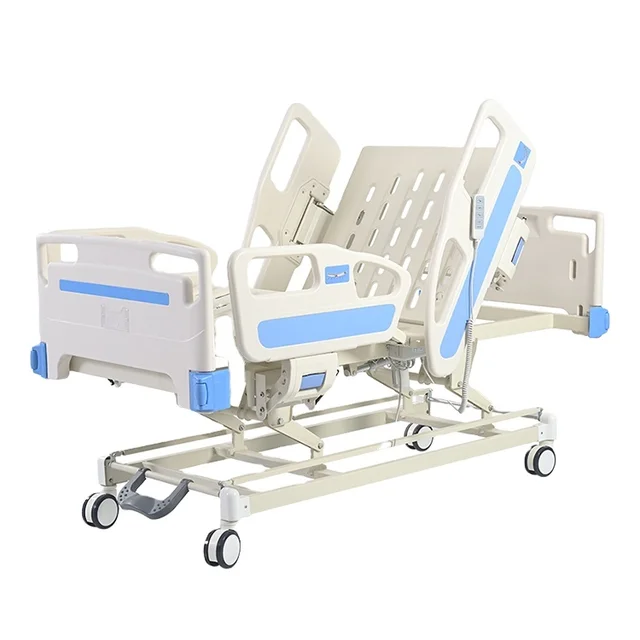 Factory-Sold Five-Function Electric Hospital Beds Durable Metal Construction