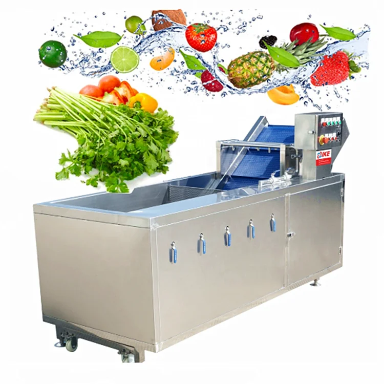 Commercial Industrial Bubble Fruit Avocado Mango Vegetable Potato Washing Machine/Frozen Vegetable Production Line