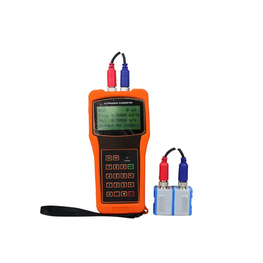 PVC Pipe TUF 2000h Data Logger RS485 Module Digital Portable Hand Held Clamp on Ultrasonic Water Flow Meter Price