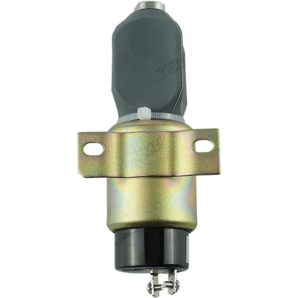 Fuel Shutoff Solenoid 1751-12E7U1B1S5A for Caterpillar CAT Excavator E70B E320 3