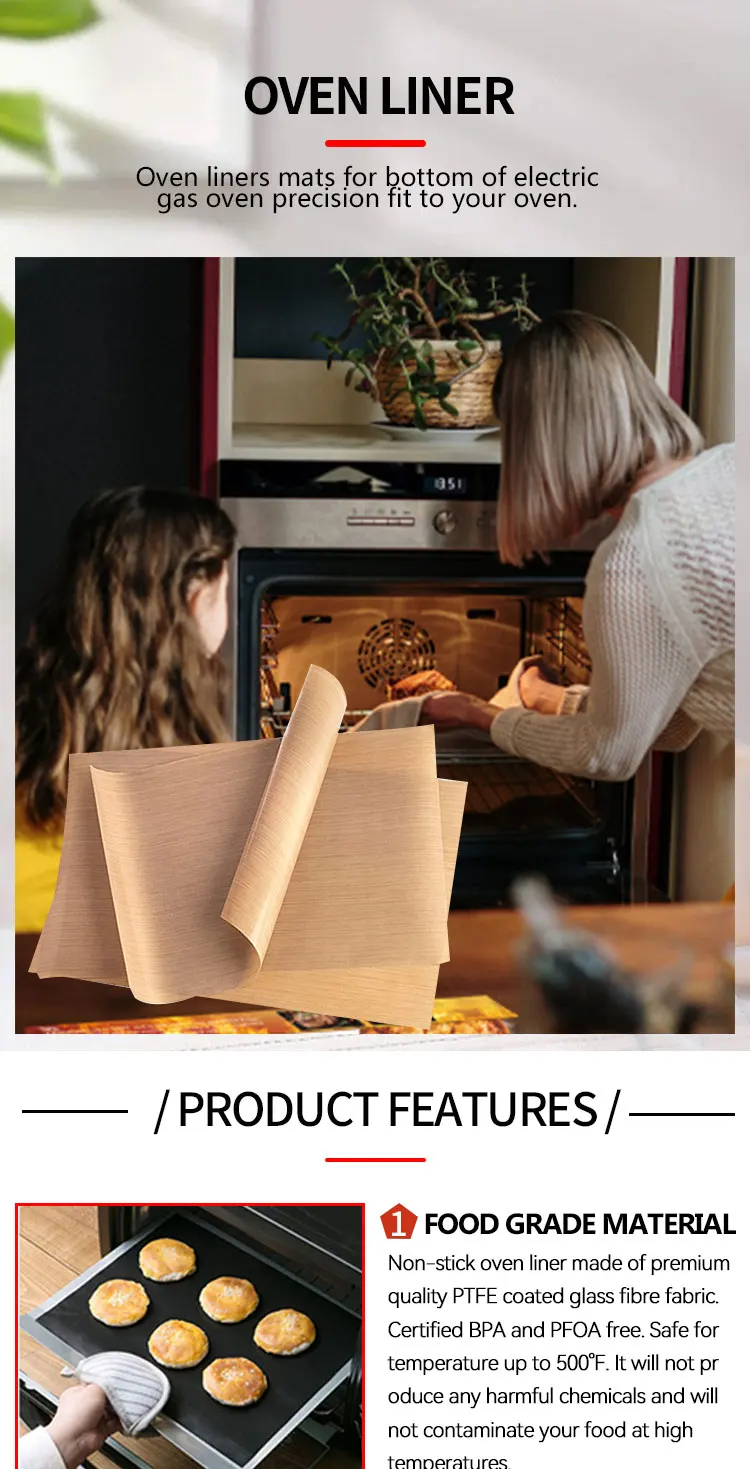 Stock Available Rotisserie Aluminum Foil Oven Liners Non Stick Oven