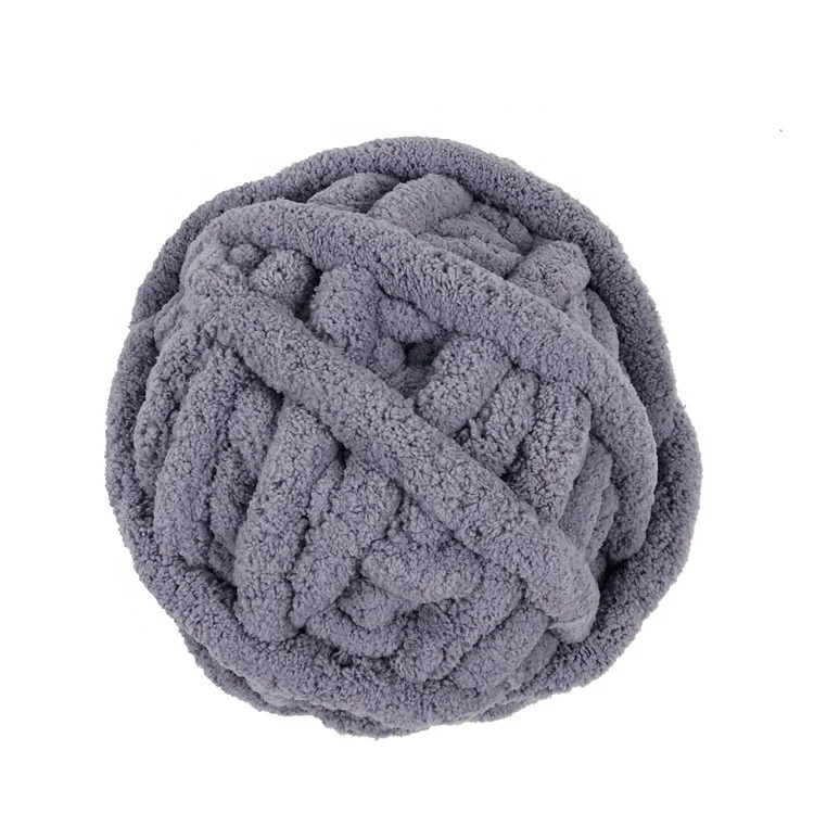Luxury Giant Bulky Knit Chenille Yarn for Extreme Arm Knitting