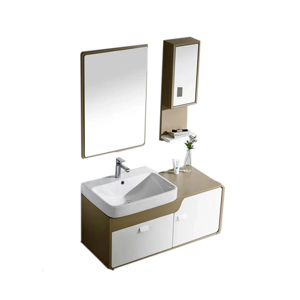 Простой дизайн санитарная мебель для ванной комнаты современный настенный столик от