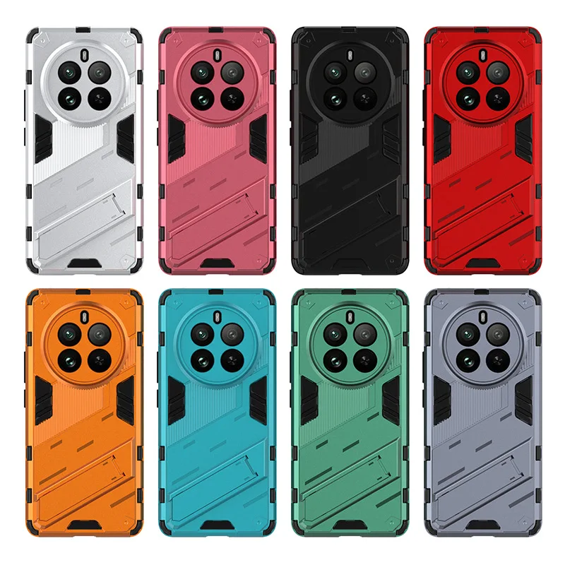Cover Per Xiaomi Mi 10T Pro Con Supporto, Doppio Strato Ibrido, Protezione Antiurto E Antigraffio, Colore Verde