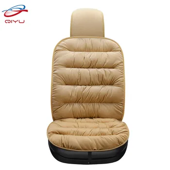 QIYU Factory Universal Front Car Seat Cover for Tiguan Camry A3 A4 Durable Winter Thickened Down Warm Waterproof Protection