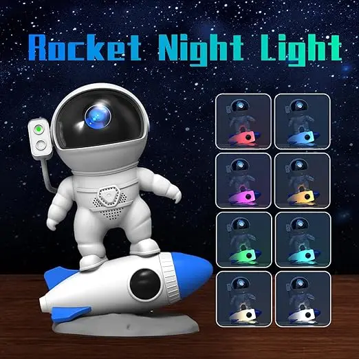 Les-Theresa Projecteur Ciel Etoilé, LED Projecteur De Galaxie Astronaute Veilleuse Télécommande