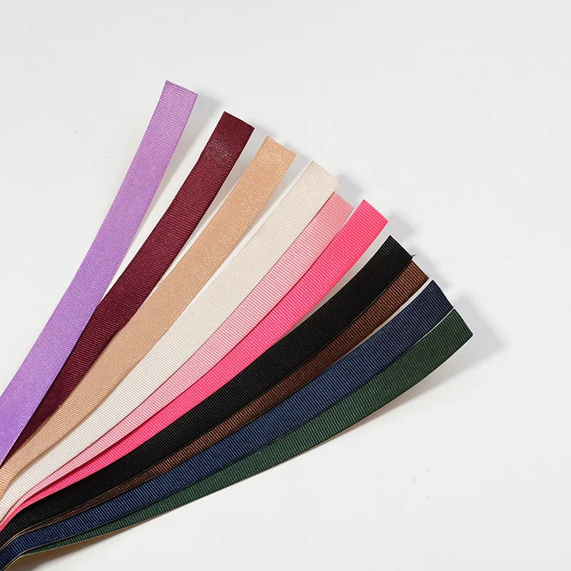 ATRBB Nastro Grosgrain 100% Poliestere - 2,5 Cm X 25 Metri - Colore Bianco - Per Confezioni Regalo, Fai Da Te, Accessori Capelli