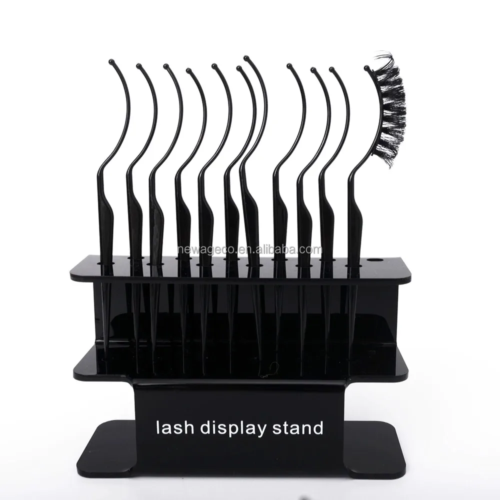 Clear Acrylic Tester Wands Display Stand Eyelash Fitter Wands Display ...