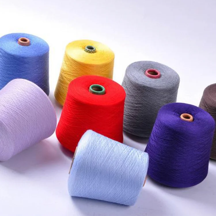 high quality cotton blended yarn low price good elasticity