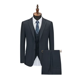 Blue Men's Professional Suit Suit Top and Pants Factory Wholesale OEM and ODM Orders HY2020-2