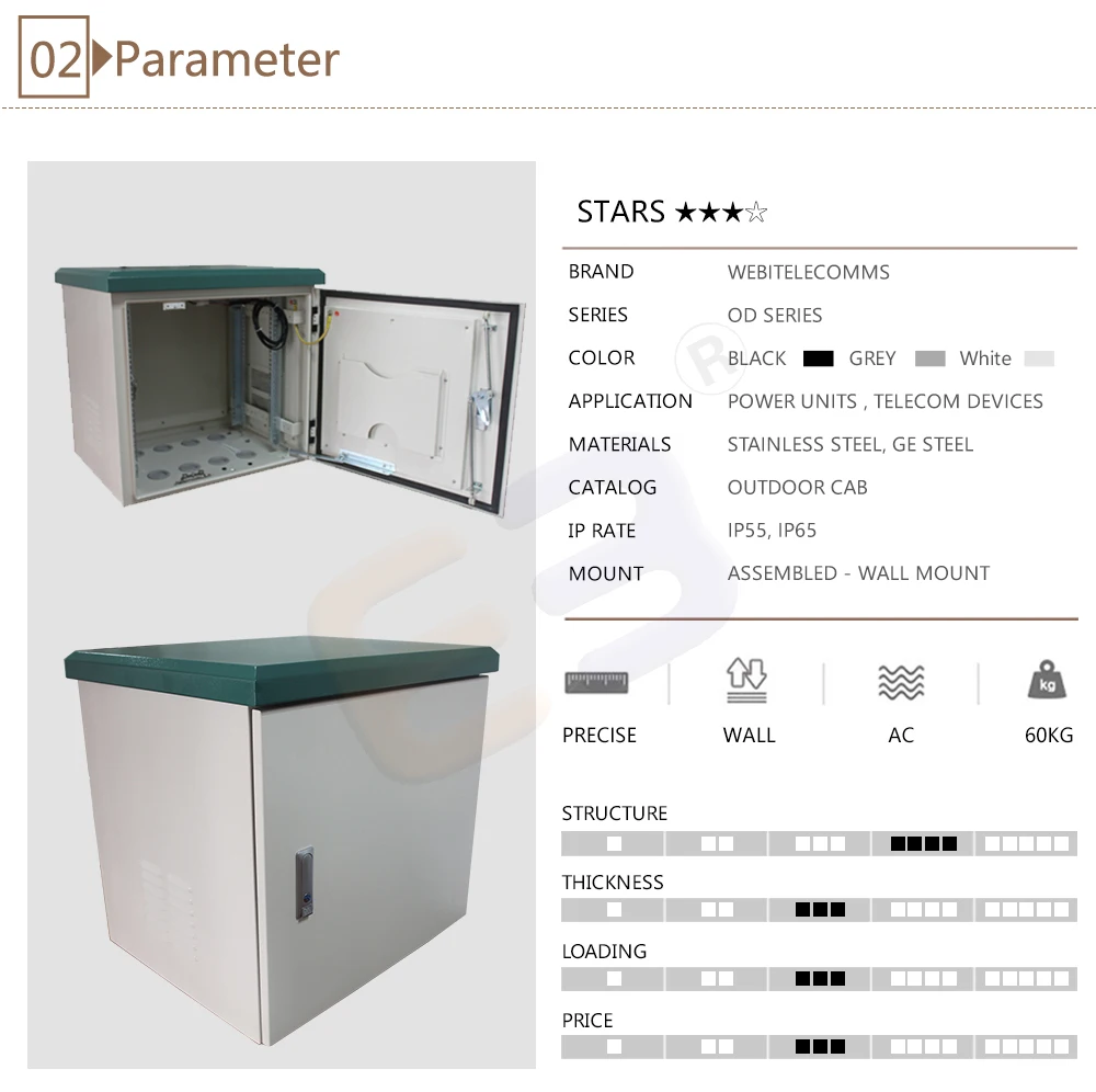Outdoor Cctv Distribution Rack Outdoor CCTV Cabinet - IP55 Protection & 4U to 18U Capacity