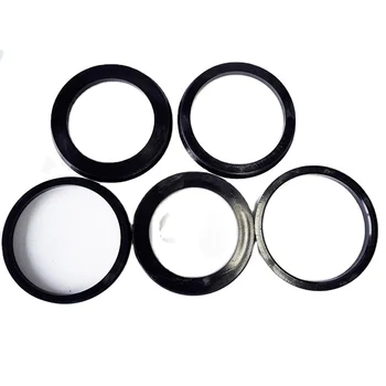 Set Hub Centric Ring 106.1mm OD to 93.1mm Hub ID Black Polycarbonate Wheel Centerbore Plastic r36