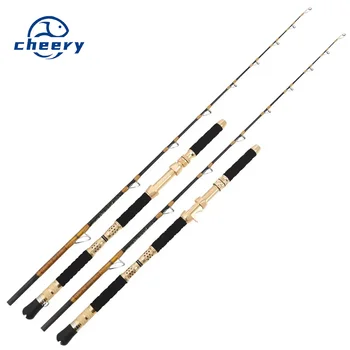 Solid Carbon Super Hard Automatic Fishing Rod Tuna GT Marlin Deep Sea Saltwater Boat Trolling Casting Spinning Fishing Rod – Trolling Lure – view 2