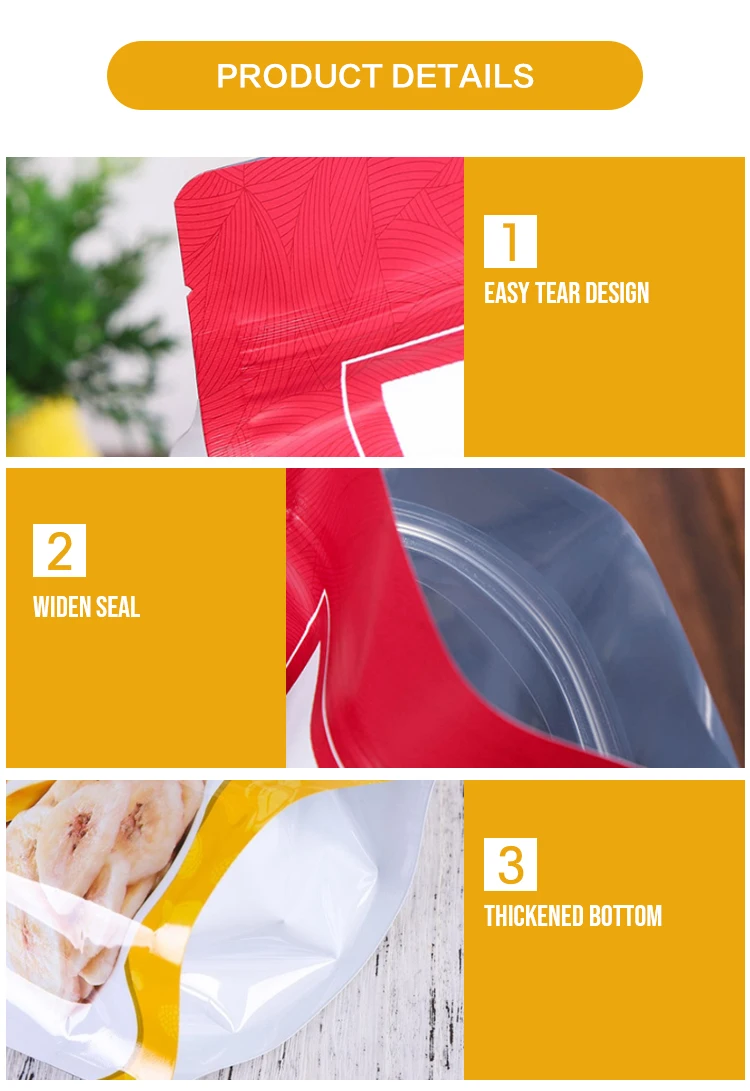 Custom Printed Resealable Ziplock Small Packaging 3 Side Seal Smell