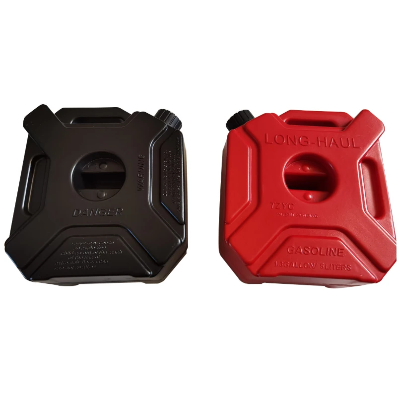 Off-Road Motorcycle HDPE Petrol Oil Jerry Cans 5L with Mount Bracket Plastic Exterior Accessories