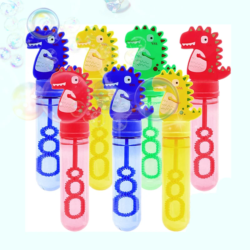 24 Pack Mini Bubble Sticks For Kids Cartoon Dinosaur Bubble Wands For Party Favors Wedding Buy