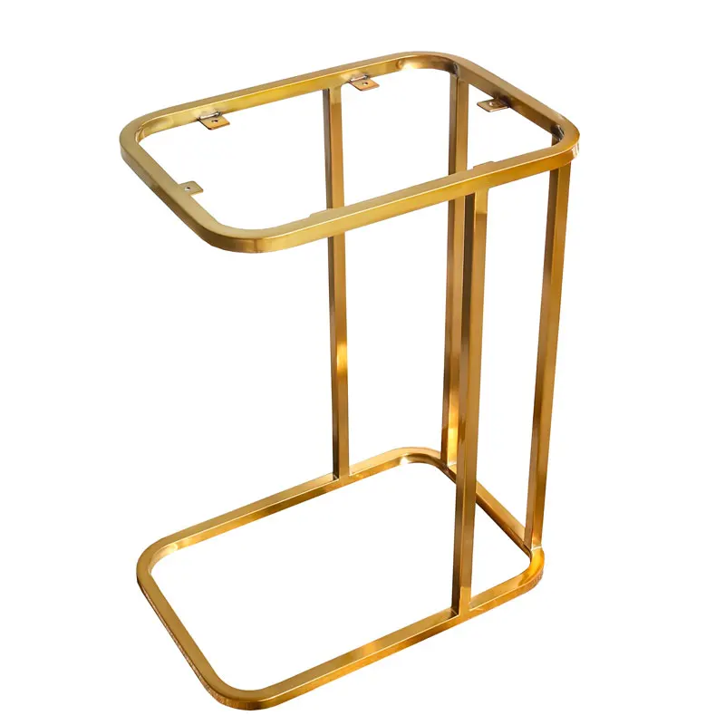 Coffee Tea Table Metal Table Legs Gold Round Stainless Steel Pedestal Inox Modern Furniture Leg