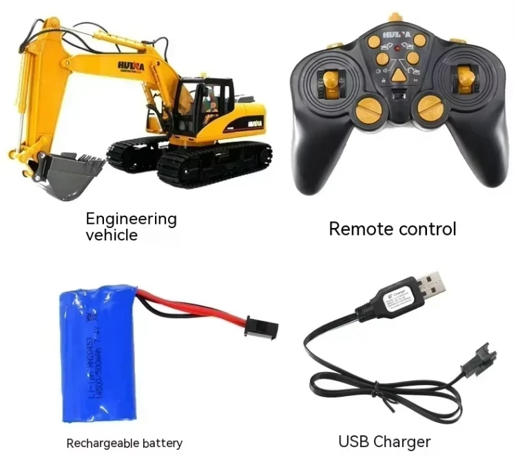 HuiNa Toys 1535 2.4GHz 15CH ラジコン excavator モデル - 屋外用の
