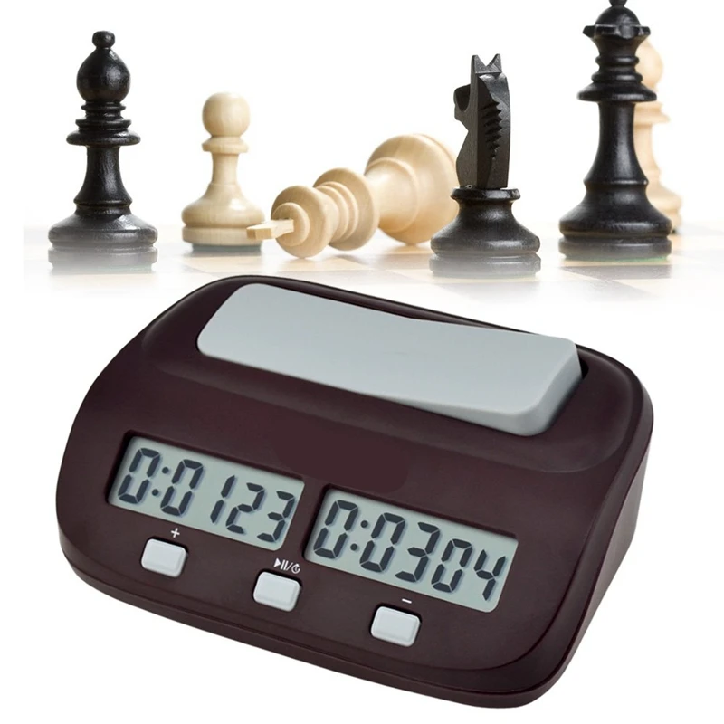Relógio Xadrez Digital Chess Clock Preto Grande