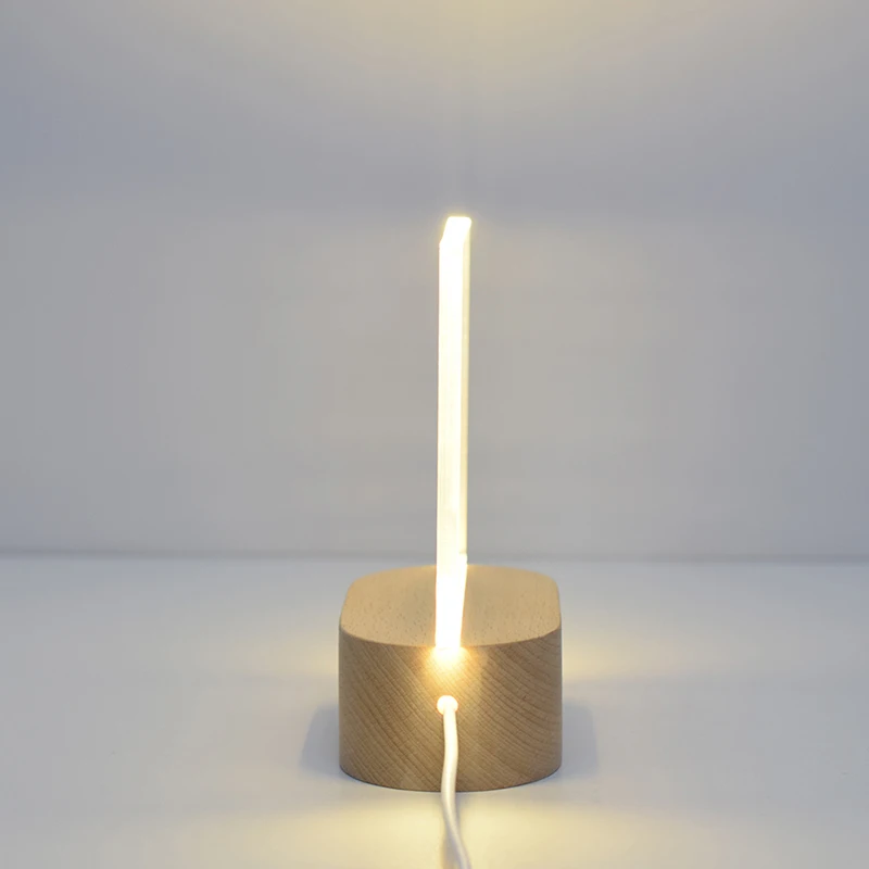 3D Carved Acrylic Bedhead Nightlight - USB Plug-In