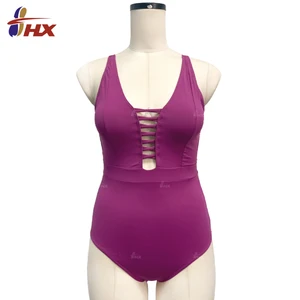Custom New Design One Piece Swimsuit Sexy Girl Swimwear 2026 New Solid Bikini and Beachwear Swimwear
