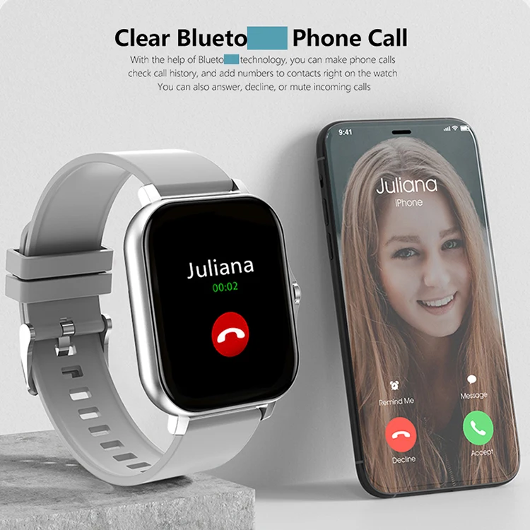 Hot Sale Smart Watch Y13 Straps Stainless Steel IP67 Waterproof BT Call  Heart Rate Monitoring Y13 Smart Watch