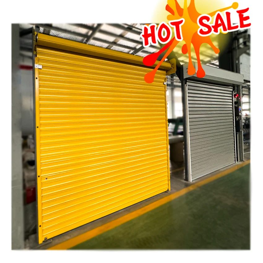 PU foam insulated High Quality Automated Manual  Lift Aluminum roller Shutter door