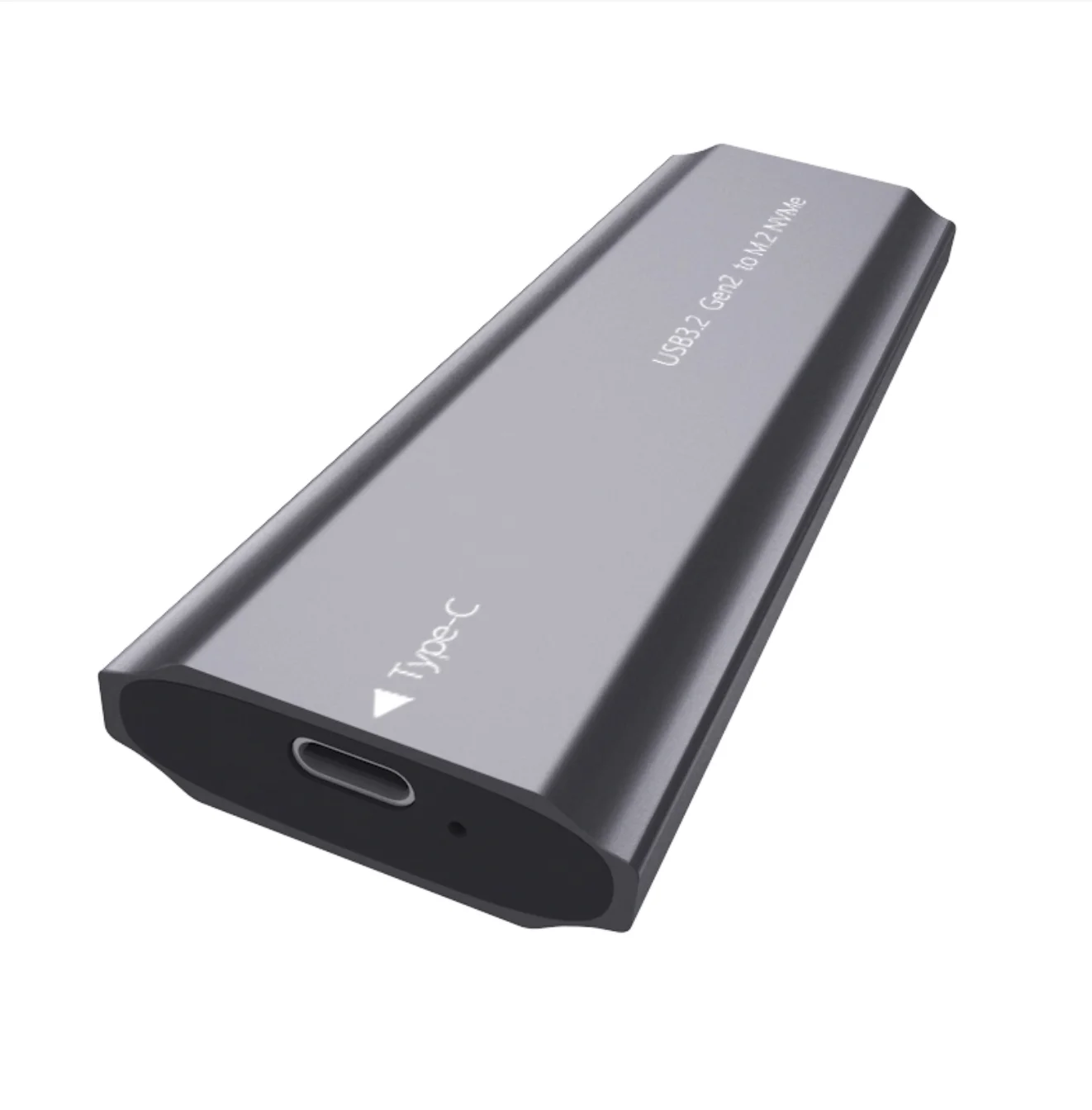Boîtier Externe SSD M.2 Dual Protocol (NVMe/NGFF) USB 3.2 Gen2 10 Gbps - Avec écran De Monitoring Température/utilisation