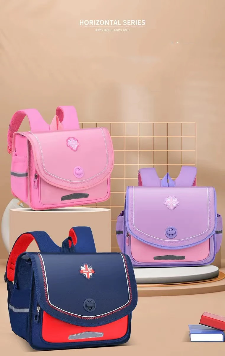 Children Lovely Backpack Spine Reduction Backpack for Boys and Girls Shoulder Schoolbags Water Proof