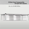 Silver frame in transparent box (36.6*25.5*18cm)