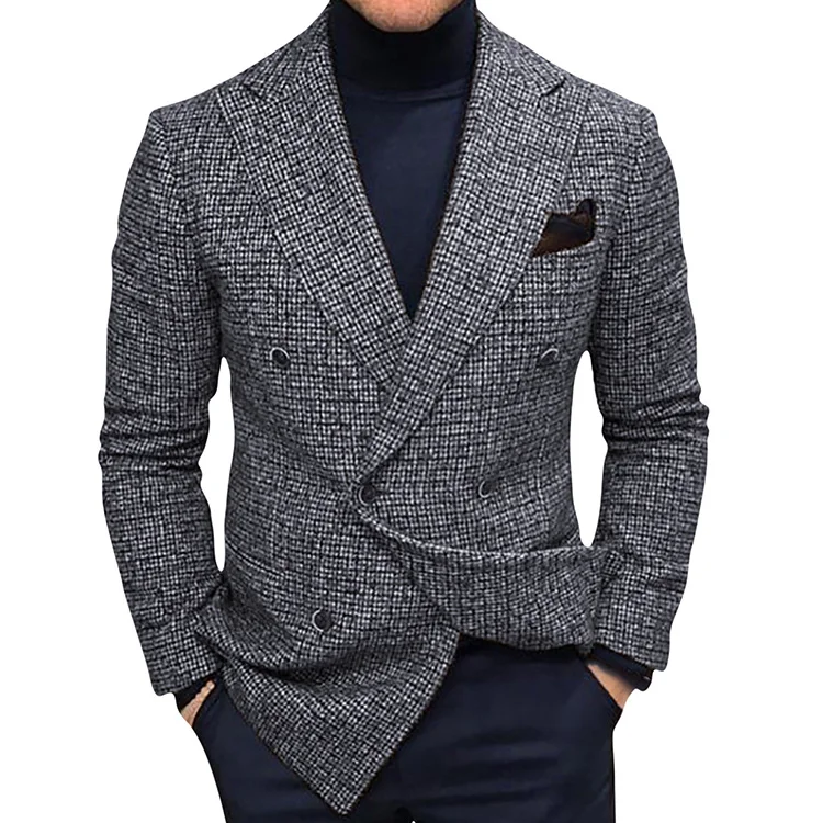 New For Men Brand Jacket Fashion Slim Casual Coats Handsome Male Business Jackets Suits Striped Men's Blazers Tops_voghion.com