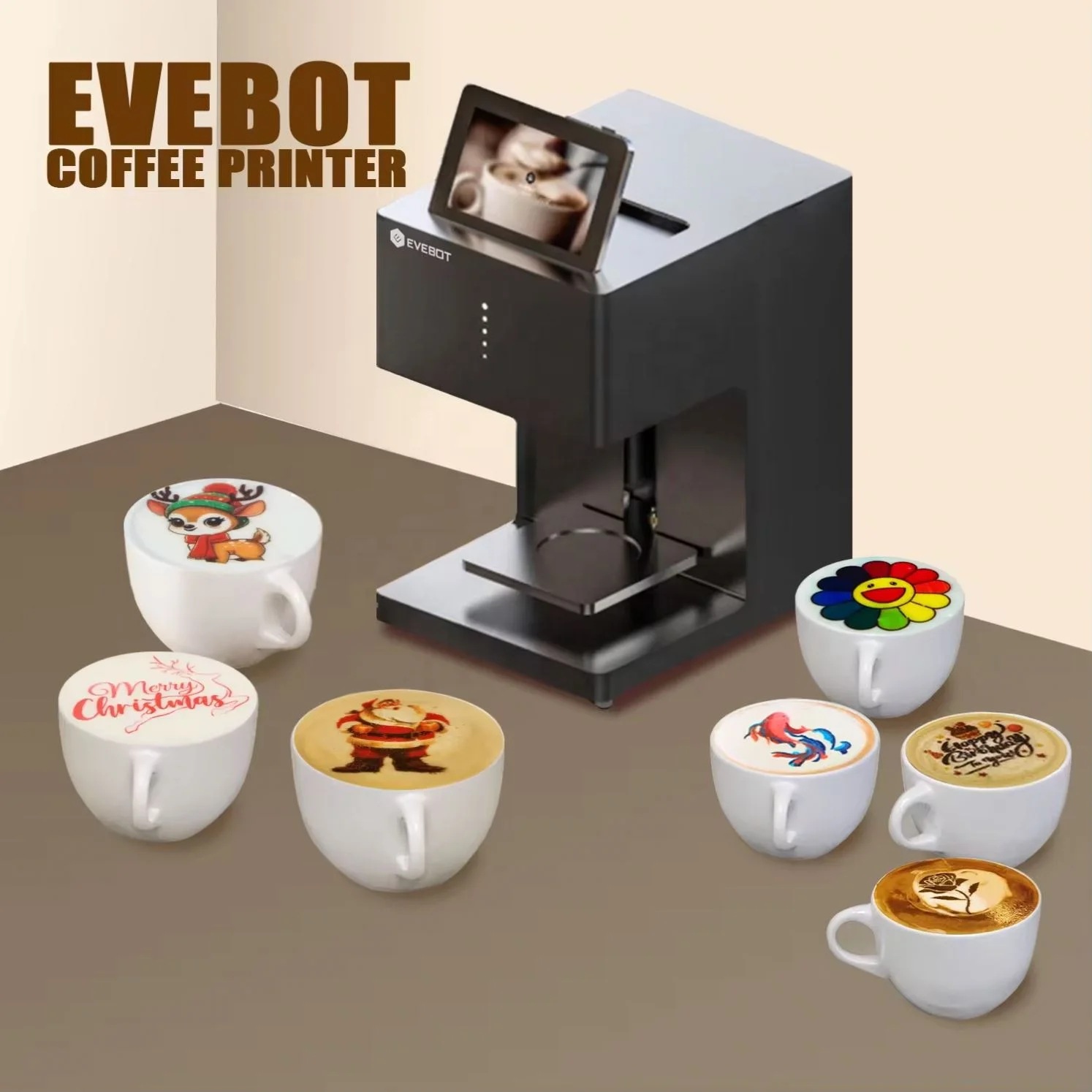 3Dコーヒープリンターマシンラテアートドリンクミルクティービール