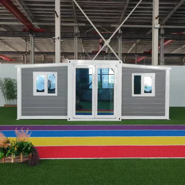 Prefabricated Modular Design Quick Assembly Movable Earthquake Resistance Houses Containers 20FT