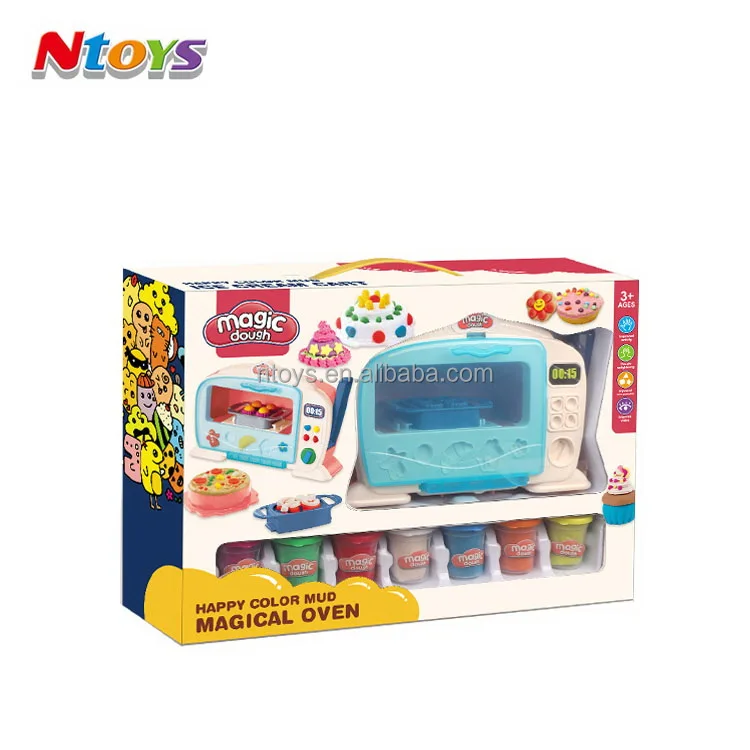 Plasticine Modeling Clay Crafts DIY Kids Microwave Toy Playdough Set