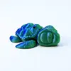 6.4cm blue green turtle