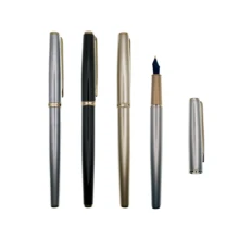Elegant promotional business gift extra fine nib 0.38MM copper fountain pen custom with logo