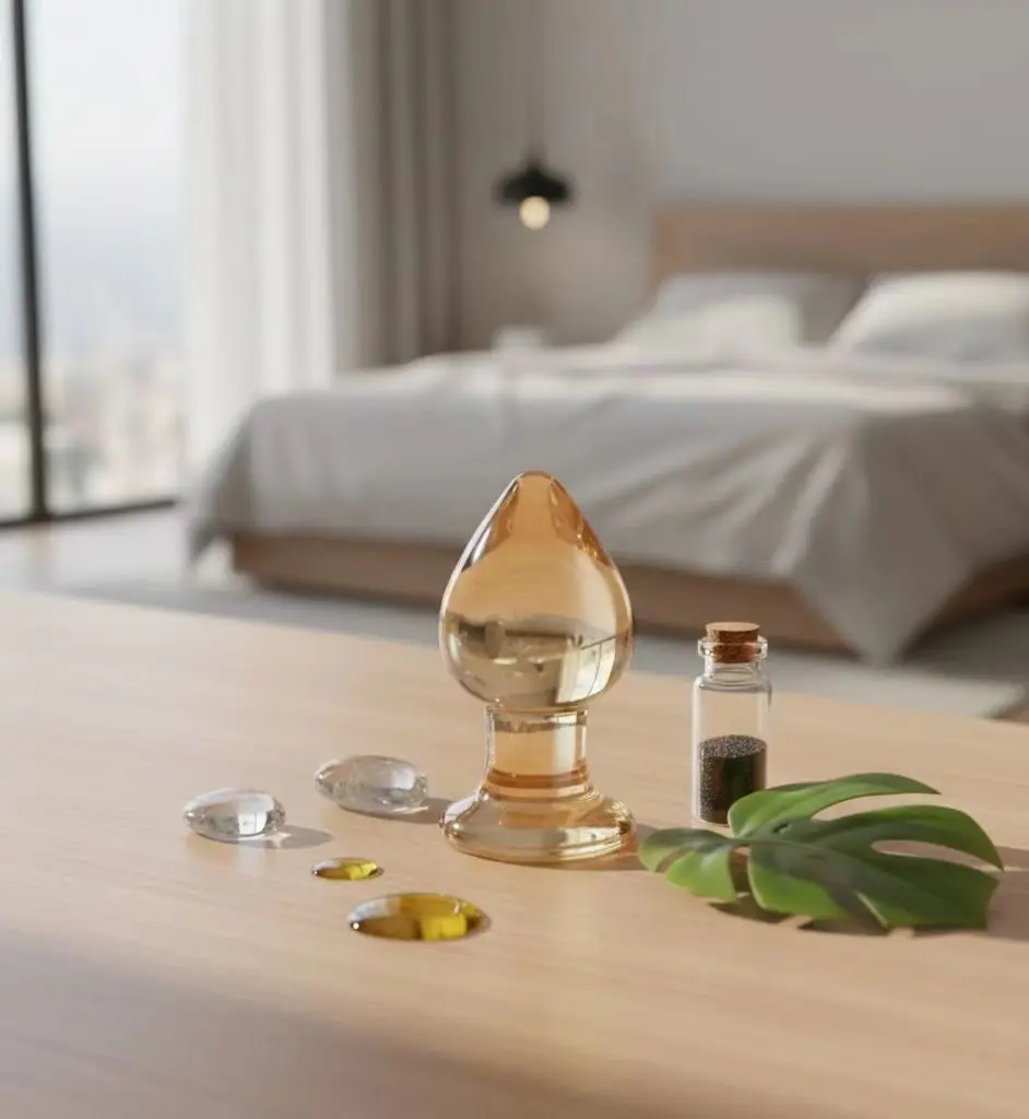 Transparente große riesige Glas Dildo Kristall Penis Anal Butt Plug Perlen  große Glas Erwachsenen Sexspielzeug für Frauen Erotik Vergnügen Produkt