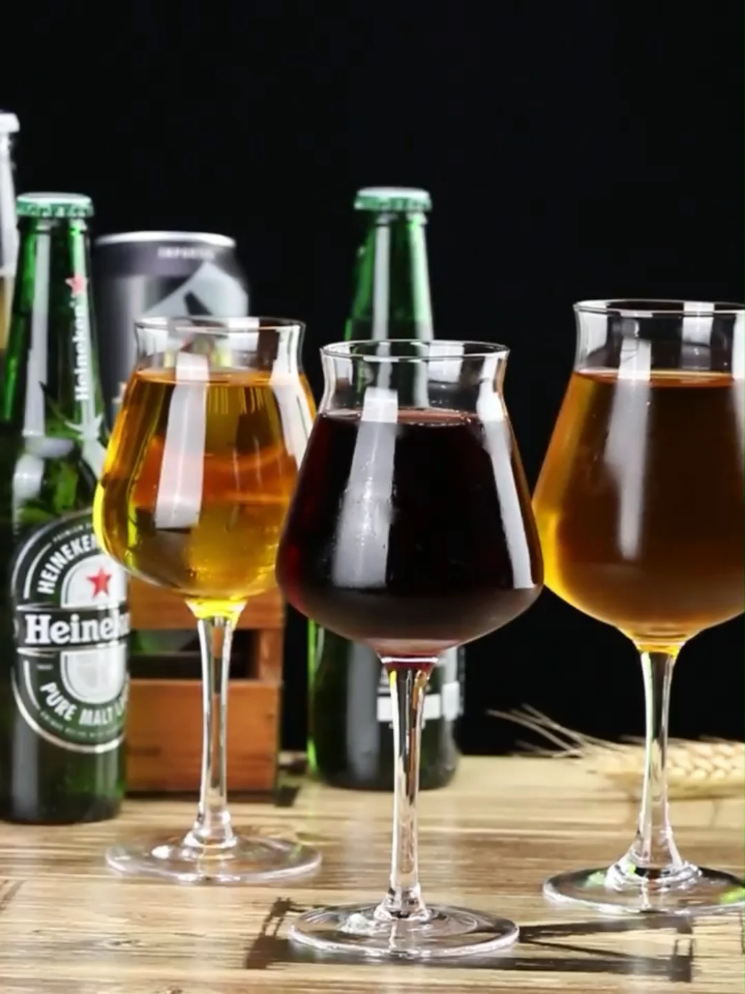 440ml 15oz Teku Shaped Beer Glass Cup Wholesale Custom Logo Craft Wheat