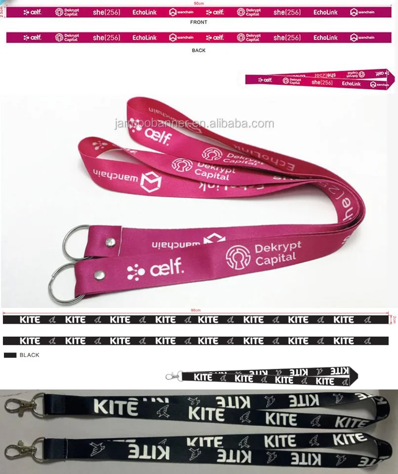 Personalised LANYARD Any Name Any Text  NECK STRAP Custom print GREAT !!! 