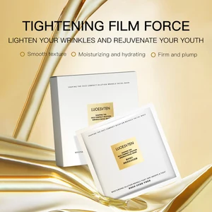 Customized logo Anti-aging Mask Hydrates Firming Revitalizes Skin Face Mask with Peptides and Natural Extract