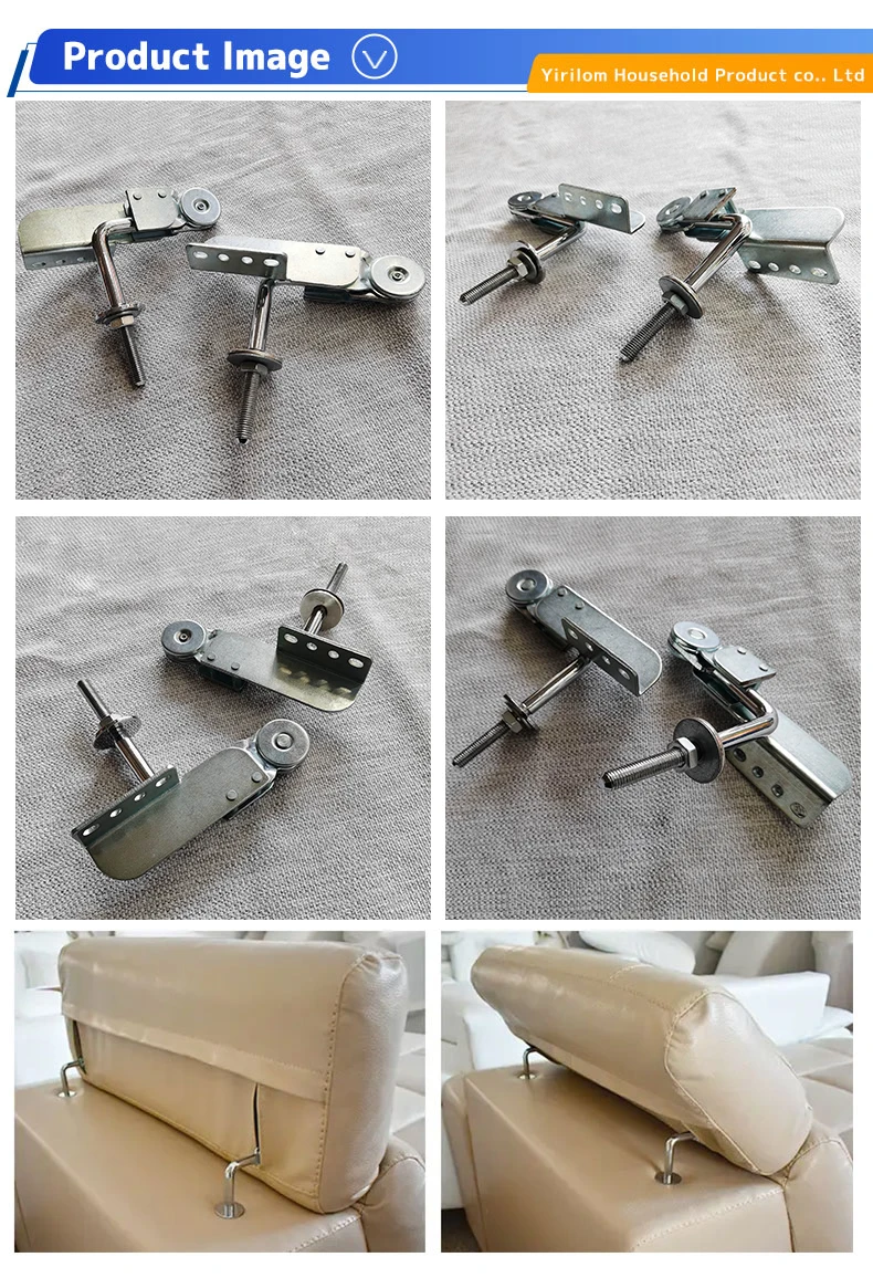 โรงงานโดยตรง อุปกรณ์เสริมเฟอร์นิเจอร์หนา กลไกอเนกประสงค์ บานพับพนักพิงศีรษะโซฟาปรับได้ 1