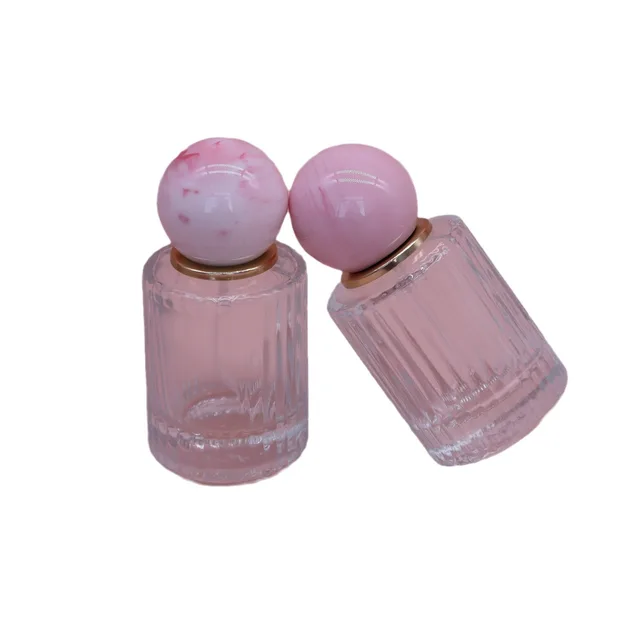 2025 New 30ML Portable Perfume Glass Bottle with Streamline Cap Premium Quality Split Bottle with PP ABS Cap