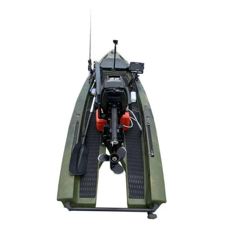 一人用フィッシングカヌー ゼロカヤック ZK-P01 ペダル式フィッシングカヤック 3.1-4m 1人乗り