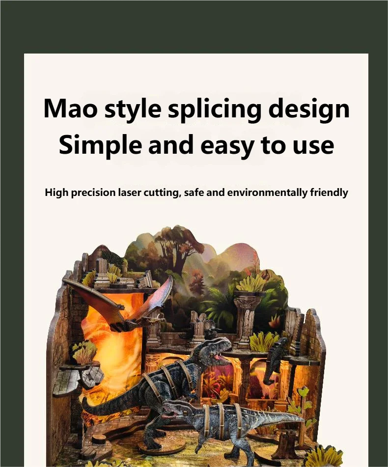 product bakery doll house 3d wooden puzzle  book nook eco friendly diy miniature toys for home decoration-6