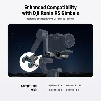 NEEWER RS4 RS3 Vertical Camera Mount Compatible with Ronin RS 4 3 2 Pro Gimbal Stabilizer 180 Rotating Base detail image