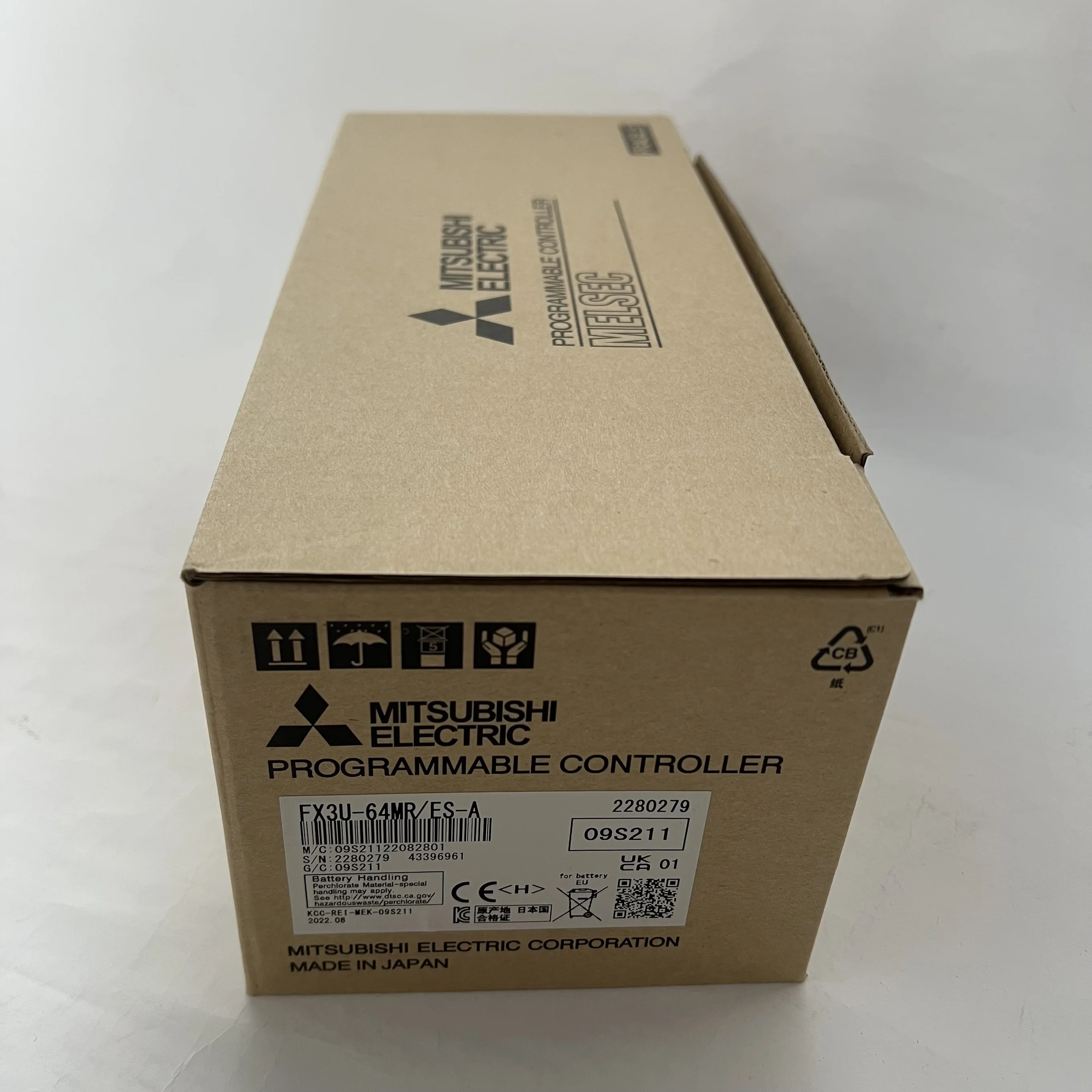 Mitsubishi PLC Controller FX3U-64MR/ES-A