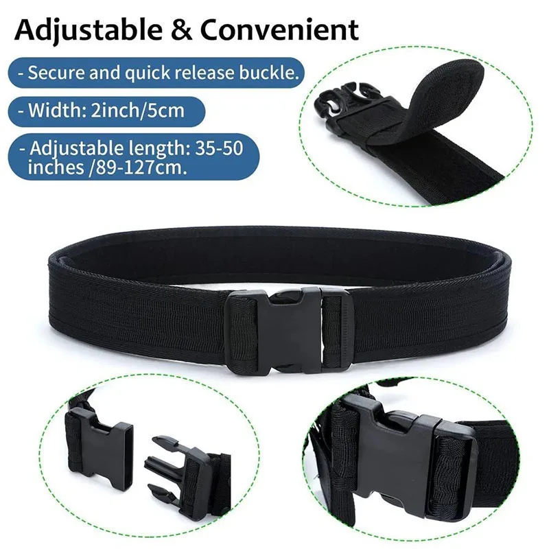 Duty Belts Training Tactical Modular Equipment Security Utility Belt with Components Pouches Bags Holster Gear Security Belts