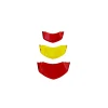 Rojo + amarillo + rojo