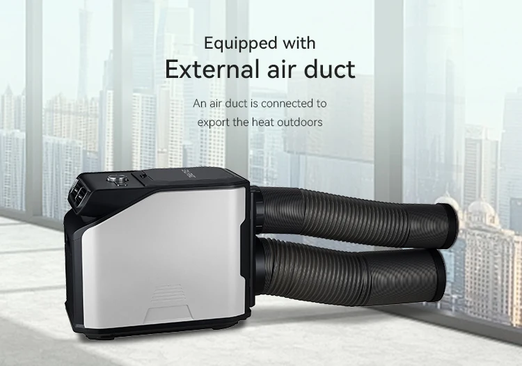 Exliporc 6000btu 48v 550w Portable Camp Air Conditioner Mini Car Air Conditioner Pet Room Garden