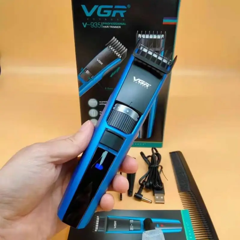 Вгр V-935 Новая аккумуляторная машинка для стрижки бороды бритвенный станок волос триммер носа тример мужчин